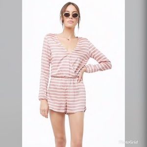 Pinstriped Romper
